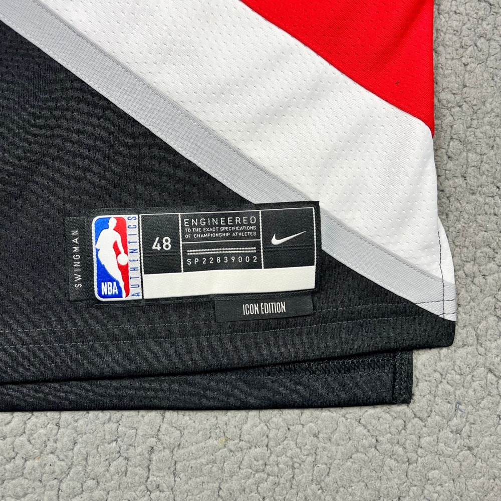 Nike Damian Lillard Portland Trail Blazers Icon Edition Jersey DN2020-010 Mens L - Picture 3 of 12